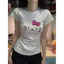 Áo Thun BabyTee Nữ Y2k Cô Tròn In Hình Kitty Cổ Tròn From Vừa Dáng Ôm Phong Cách Dễ Thương