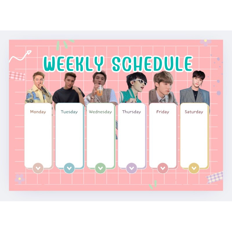 THỜI KHOÁ BIỂU IDOL SƠN TÙNG MTP A4 ÉP PLASTIC