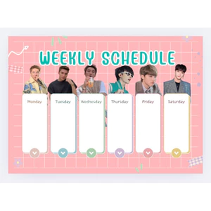 THỜI KHOÁ BIỂU IDOL SƠN TÙNG MTP A4 ÉP PLASTIC