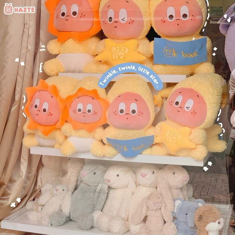 Gấu Thú Bông Twinkle Little Star Ngôi Sao Lông Xù Siêu Mềm Mịn Siêu Dễ Thương