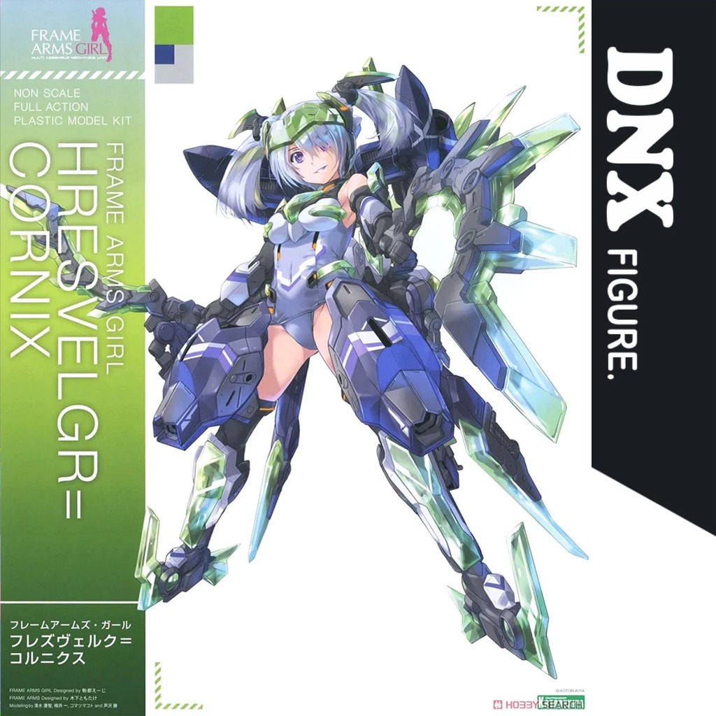 Mô Hình Lắp Ráp Kotobukiya Frame Arms Girl Hresvelgr Cornix (New Seal)