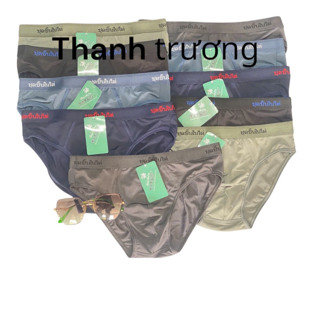 QUẦN LÓT NAM COMBO 5 QUẦN THÁI CHẤT THUN LẠNH CO GIẢN MỀM MẠI MẶT MÁT