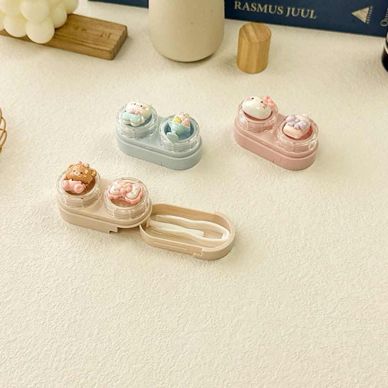 Khay Charm đựng Lens Kitty Nơ Munlens