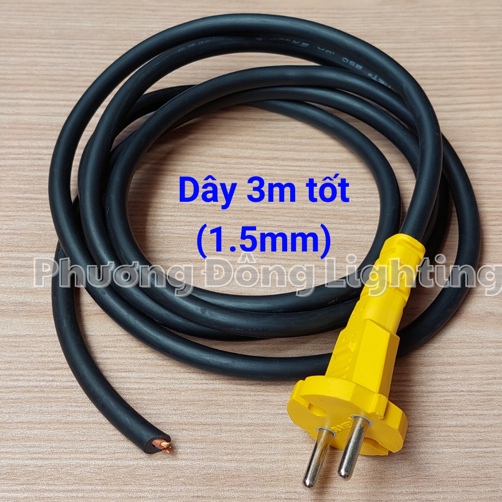 Dây nguồn máy khoan máy cắt máy hàn máy mài cầm tay Loại tốt Dây đôi 1.5