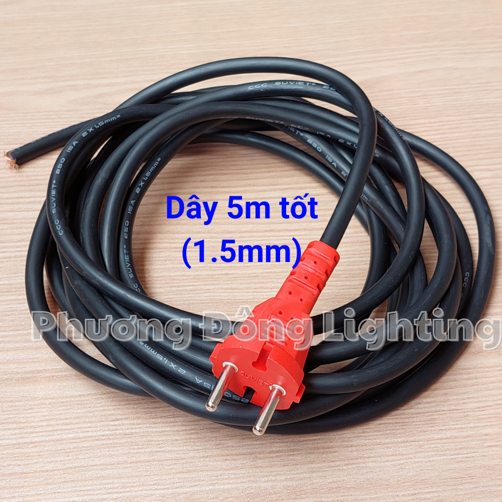 Dây nguồn máy khoan máy cắt máy hàn máy mài cầm tay Loại tốt Dây đôi 1.5