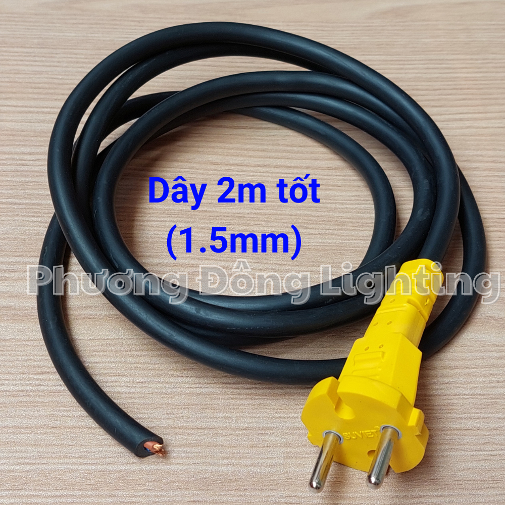 Dây nguồn máy khoan máy cắt máy hàn máy mài cầm tay Loại tốt Dây đôi 1.5