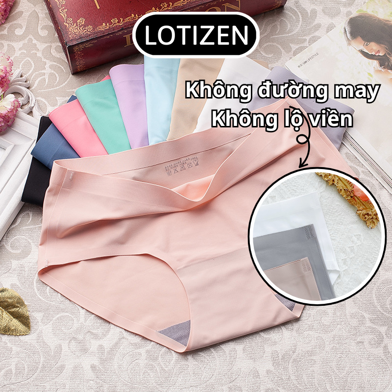 Quần lót nữ đúc su thun lạnh không đường may quần lót nữ Mã 135