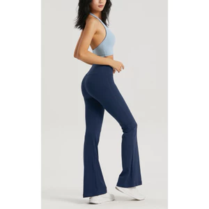 Quần Legging Tập Thể Thao, Yoga dài ống loe chất siêu mịn