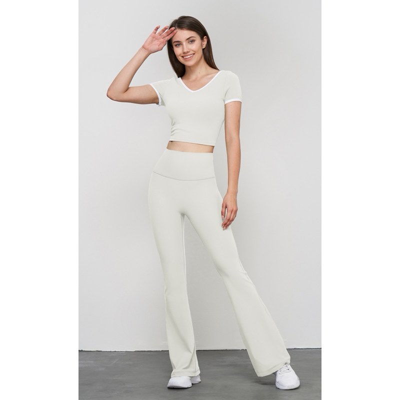 Quần Legging Tập Thể Thao, Yoga dài ống loe chất siêu mịn