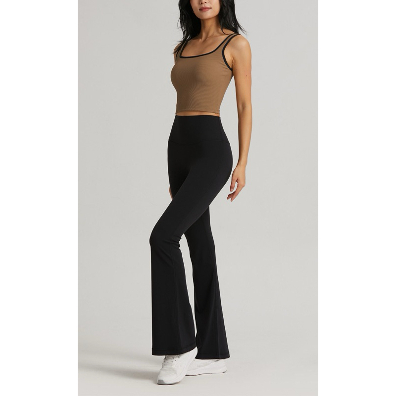 Quần Legging Tập Thể Thao, Yoga dài ống loe chất siêu mịn