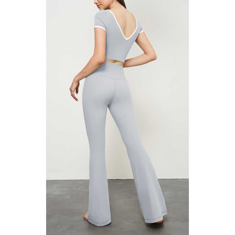 Quần Legging Tập Thể Thao, Yoga dài ống loe chất siêu mịn