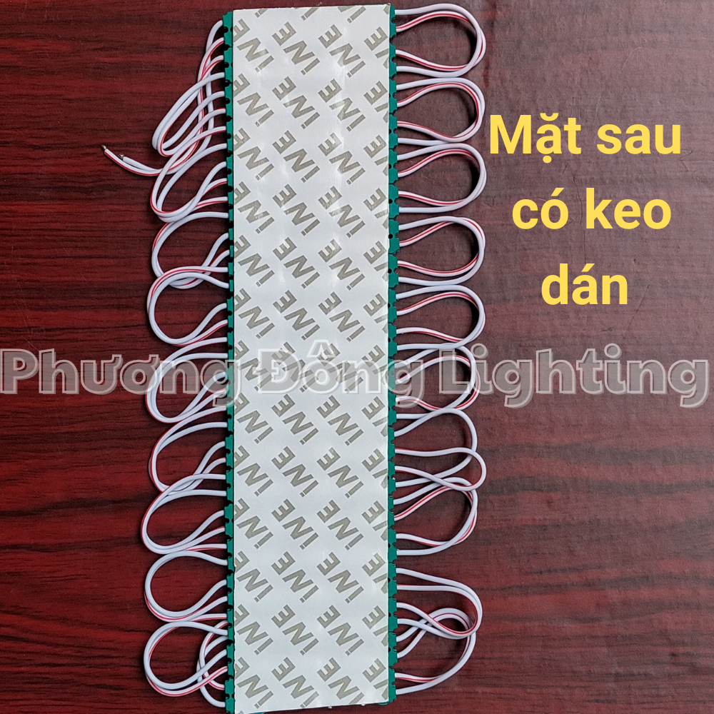 LED hắt 3 mắt 6011 Chip LED 2835 Kín Nước Trang Trí Ngoài Trời 1 vỉ 20 thanh