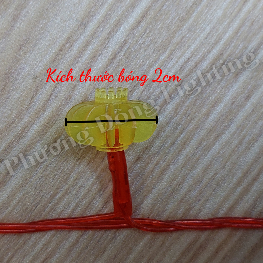 Dây lồng đèn LED mini 10m - 40 bóng Đa sắc Trang trí siêu đẹp
