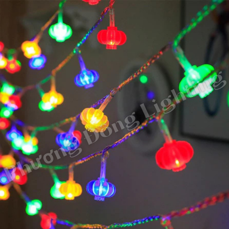 Dây lồng đèn LED mini 10m - 40 bóng Đa sắc Trang trí siêu đẹp