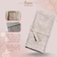 Túi Đựng Cọ Trang Điểm Màu Xám Cao Cấp, Chất Da Mềm, Phụ Kiện Trang Điểm Sayaa T01