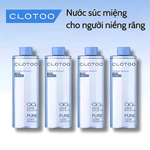 Nước súc miệng cho người niềng răng CLOTOO nội địa Trung, nước súc miệng răng niềng, vệ sinh răng niềng