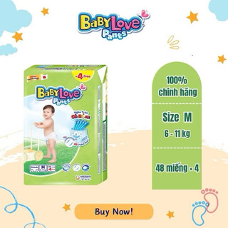 [Hỏa tốc - MÃ LIVE/VIDEO 300K] Bỉm Tã Quần BabyLove Cho Bé 6-35kg Mềm Mại Thoáng Khí, Thấm Hút Vượt Trội (Size M-5XL)