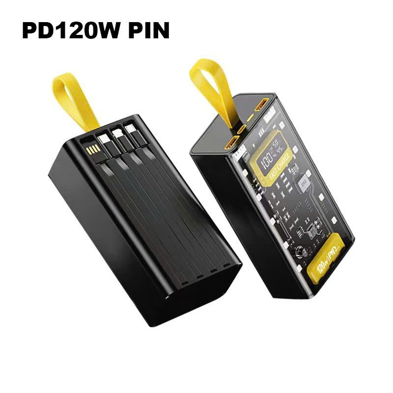 Sạc Dự Phòng 30000mAh Trong Suốt Với 2 Cổng Sạc Nhanh 22.5w Sạc Dự Phòng 30000mAh Trong Suốt Với 2 Cổng Sạc Nhanh 22.5w