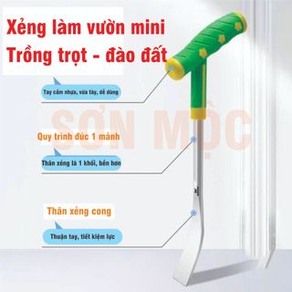 Xẻng đào rau củ,Xẻng trồng hành, xẻng đào hành, xẻng làm vườn mini, xẻng trồng rau đào đất