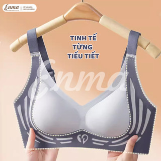 Áo lót đúc su không gọng không viền nâng ngực ENMA mềm mại ôm, áo lót không gọng che mỡ lưng nách BRA26 (Hàng loại 1)