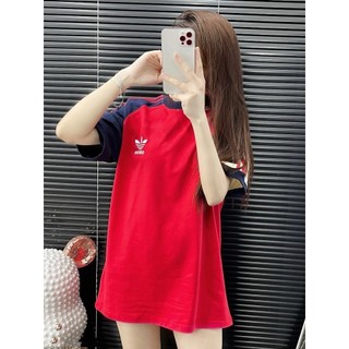 Áo Phông Adidass Form Rộng Giấu Quần Ngắn Tay Áo Thun Nữ Freesize Form Thụng