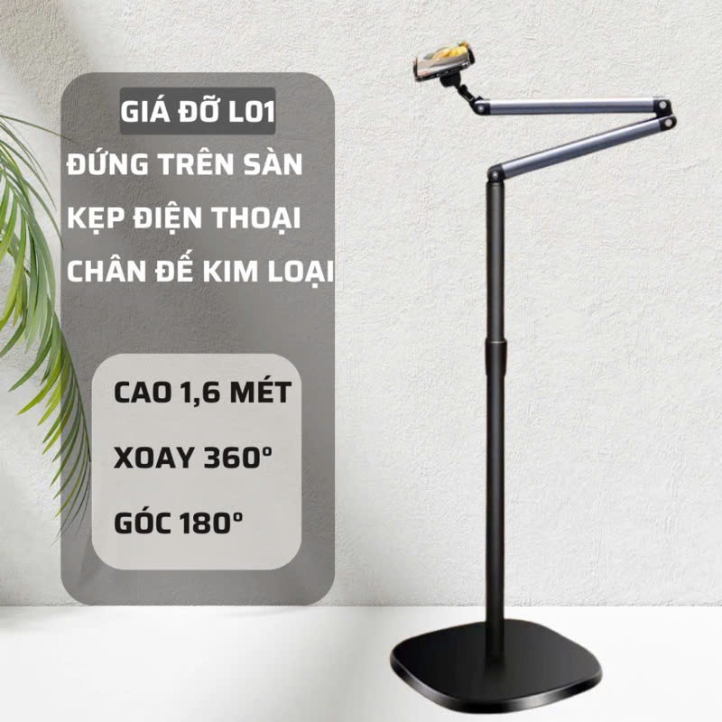 Giá Đỡ Điện Thoại L01, Giá Đỡ Livestream, Xem Phim, Chụp Hình, Quay Video - XS Store