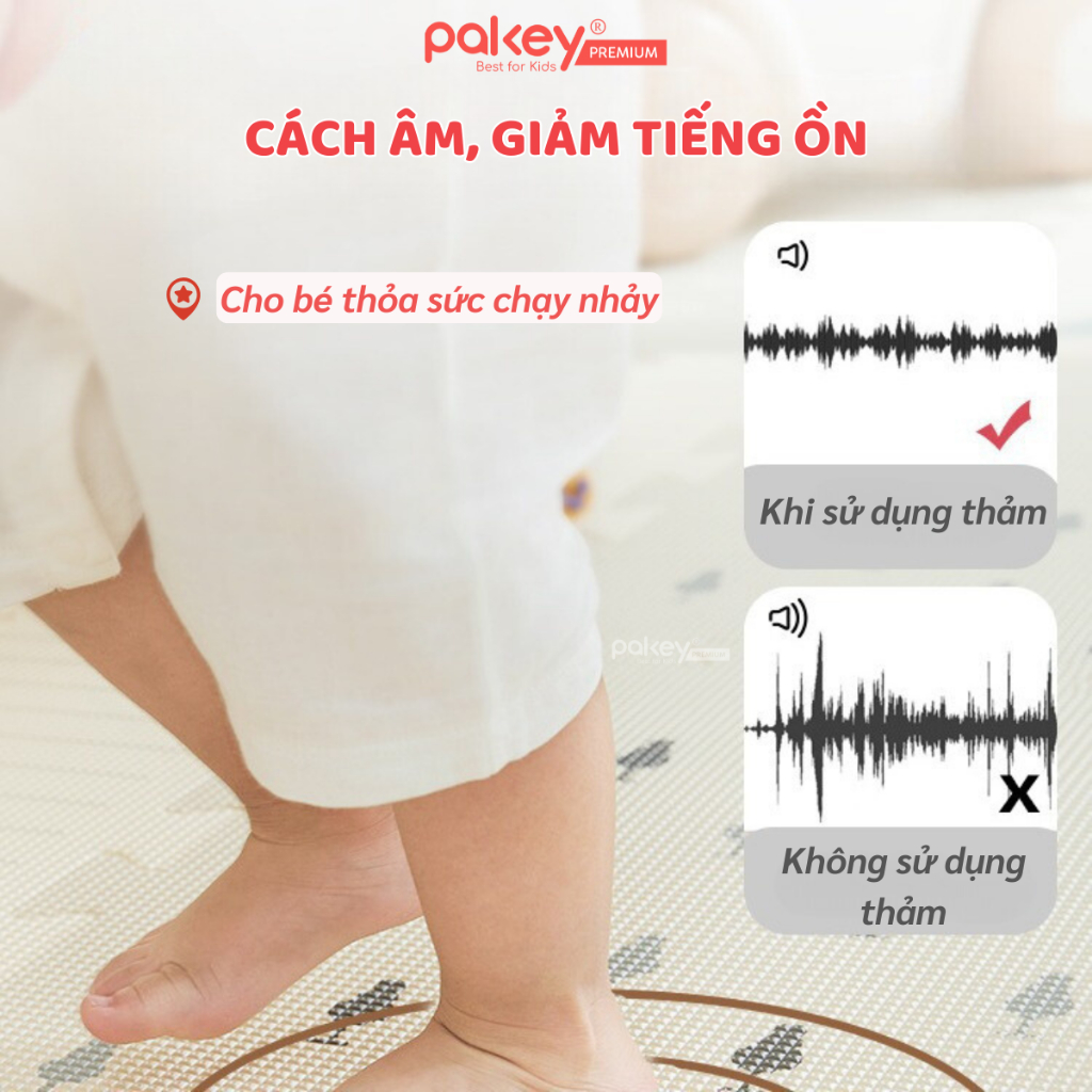 Ảnh Thảm Ghép Lót Sàn Dày 2cm PAKEY Siêu Êm Cho Bé Tập Bò, Tập Đi, Thảm Xốp Cao Cấp 2 Mặt Tiện Lợi 3