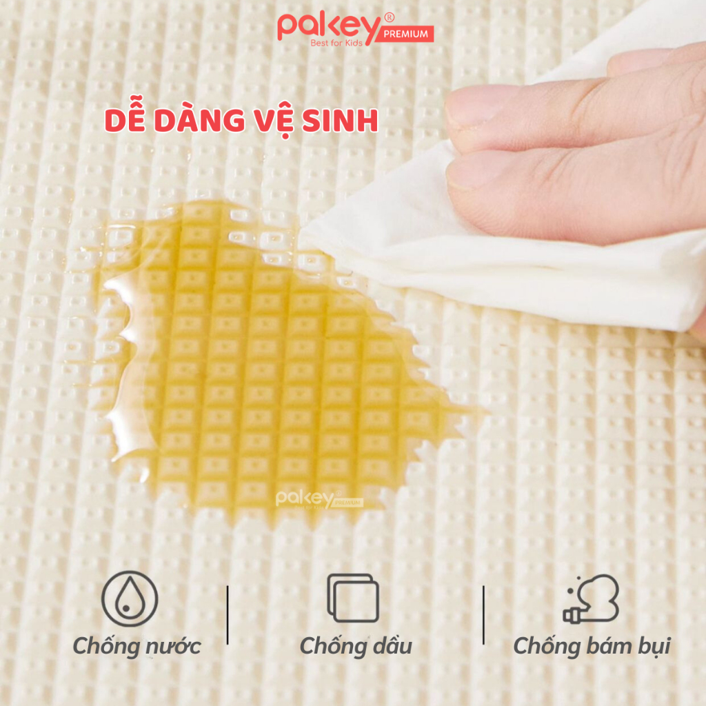 Ảnh Thảm Ghép Lót Sàn Dày 2cm PAKEY Siêu Êm Cho Bé Tập Bò, Tập Đi, Thảm Xốp Cao Cấp 2 Mặt Tiện Lợi 2