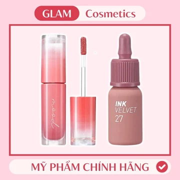 PERIPERA - Son Kem Peripera Ink Velvet / Ink Mood Glowy / Water Bare Tint (Đọc Kỹ Mô Tả)