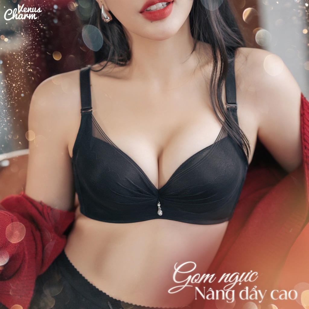 Ảnh Áo lót có gọng nâng đẩy tạo khe quyến rũ đệm dày 4cm Venus Charm 5026 2