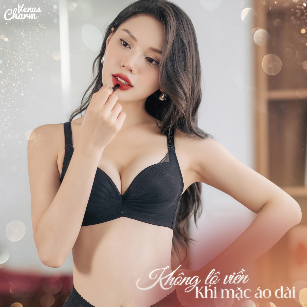 Ảnh Áo lót có gọng nâng đẩy tạo khe quyến rũ đệm dày 4cm Venus Charm 5026 3