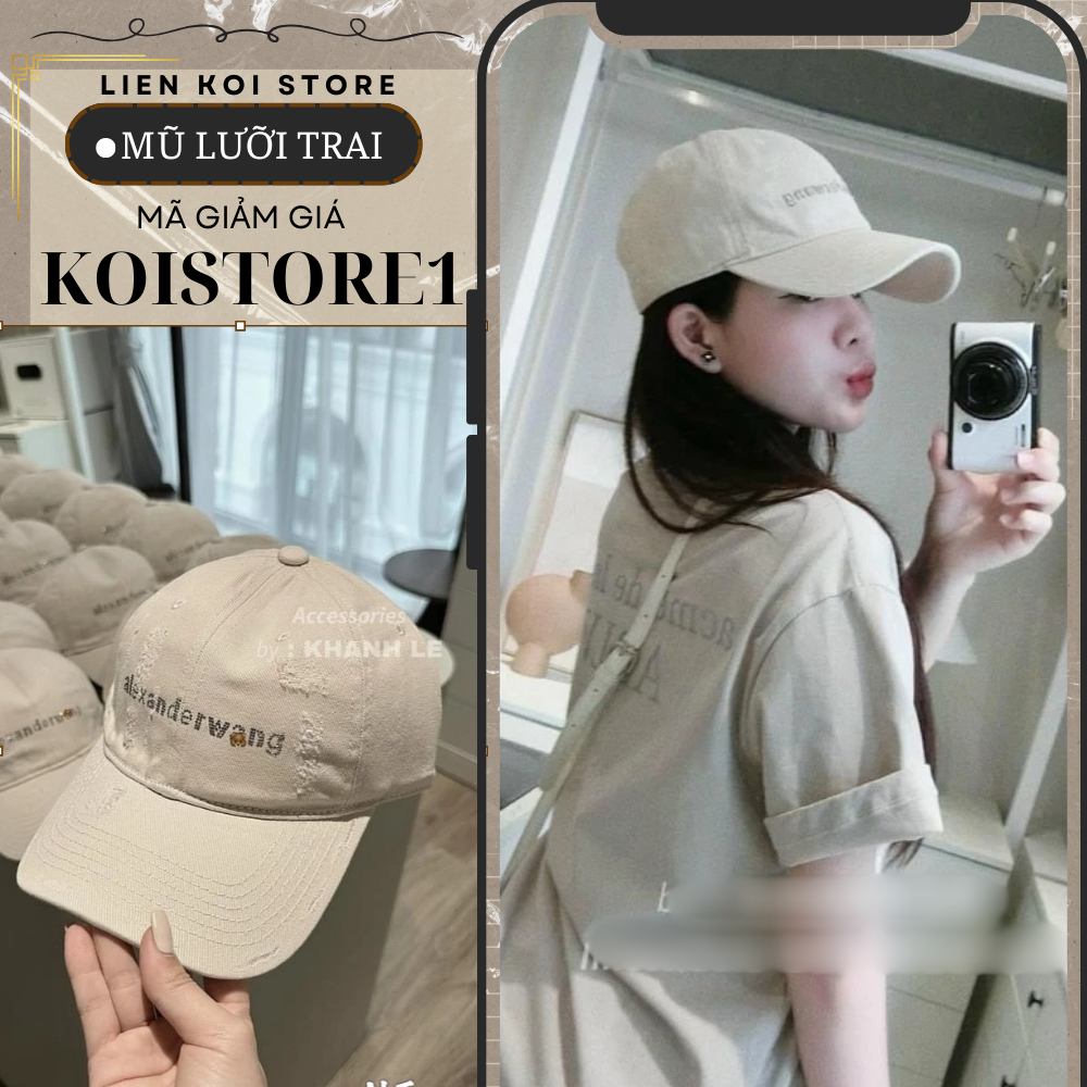 Mũ Lưỡi Trai Đá Rách, Mũ Nón Nam Nữ LIENKOISTORE Chất Cứng Form Hàng ...