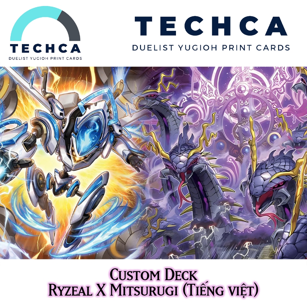 Bài In Tiếng Việt - Bộ bài Yugioh - Custom Deck - Ryzeal X Mitsurugi ...