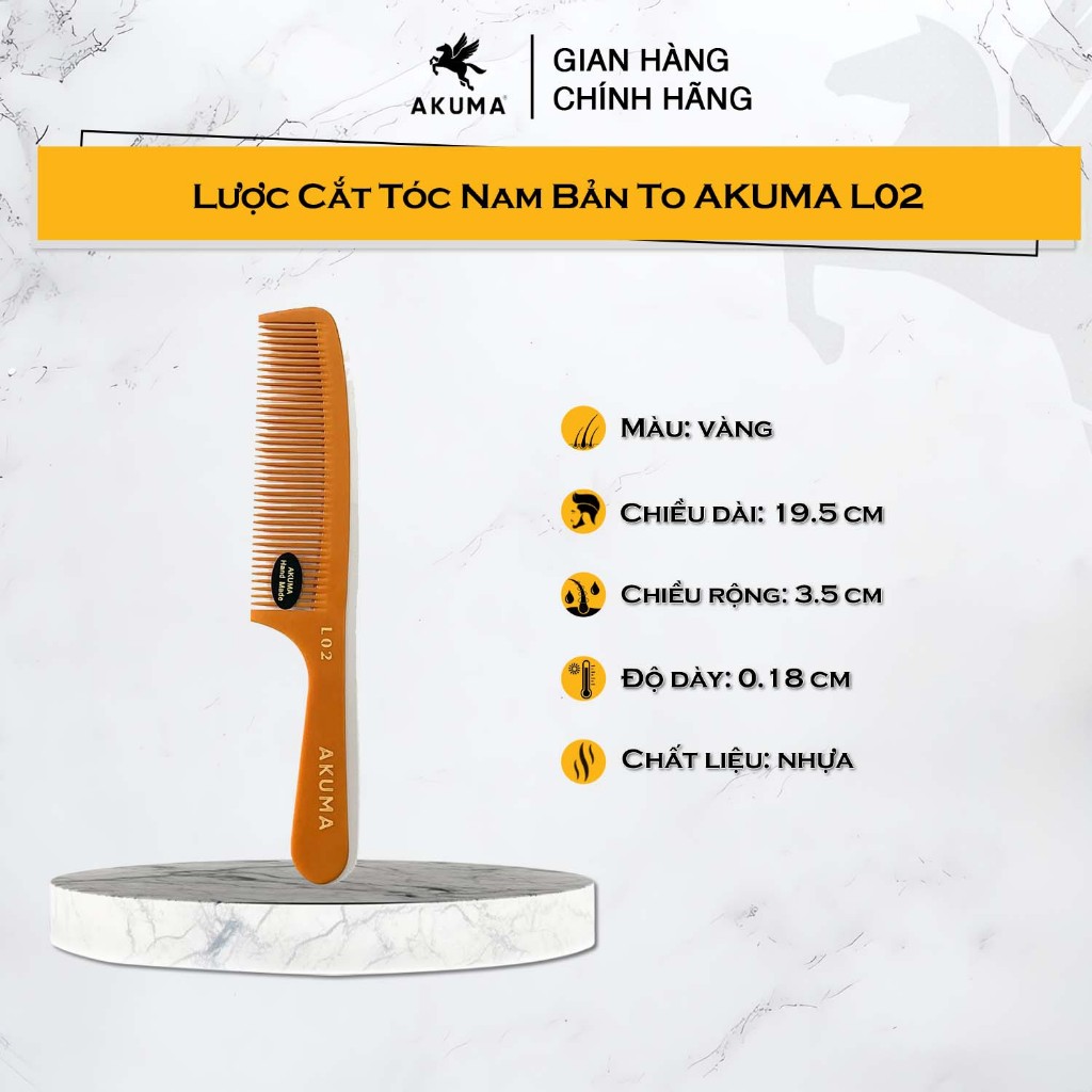 Ảnh Lược Cắt Tóc Nam Bản To AKUMA L02 1