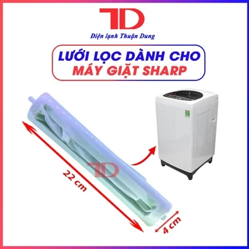 Túi lọc rác máy giặt Sharp, lưới lọc rác máy giặt sharp loại tốt, TÚI LỌC MÁY GIẶT SHARP KÍCH THƯỚC 40x220