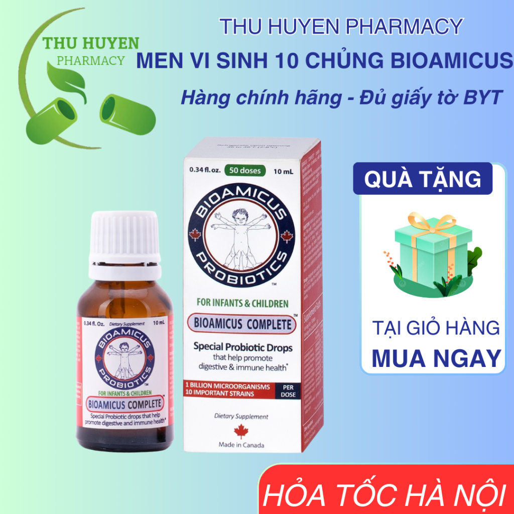 [CHÍNH HÃNG] Men vi sinh Bioamicus Complete men 10 chủng- Nhập khẩu ...