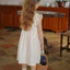 Váy nàng thơ trong trẻo chất linen mềm mát cho bé gái size bé từ 1-11y(10-43kg)