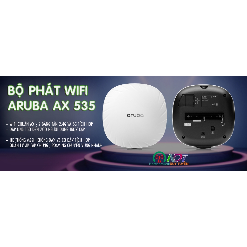 Aruba 535 AX - Bộ Phát Wifi Chuyên Dụng , Roaming , Mesh Wifi Aruba ...