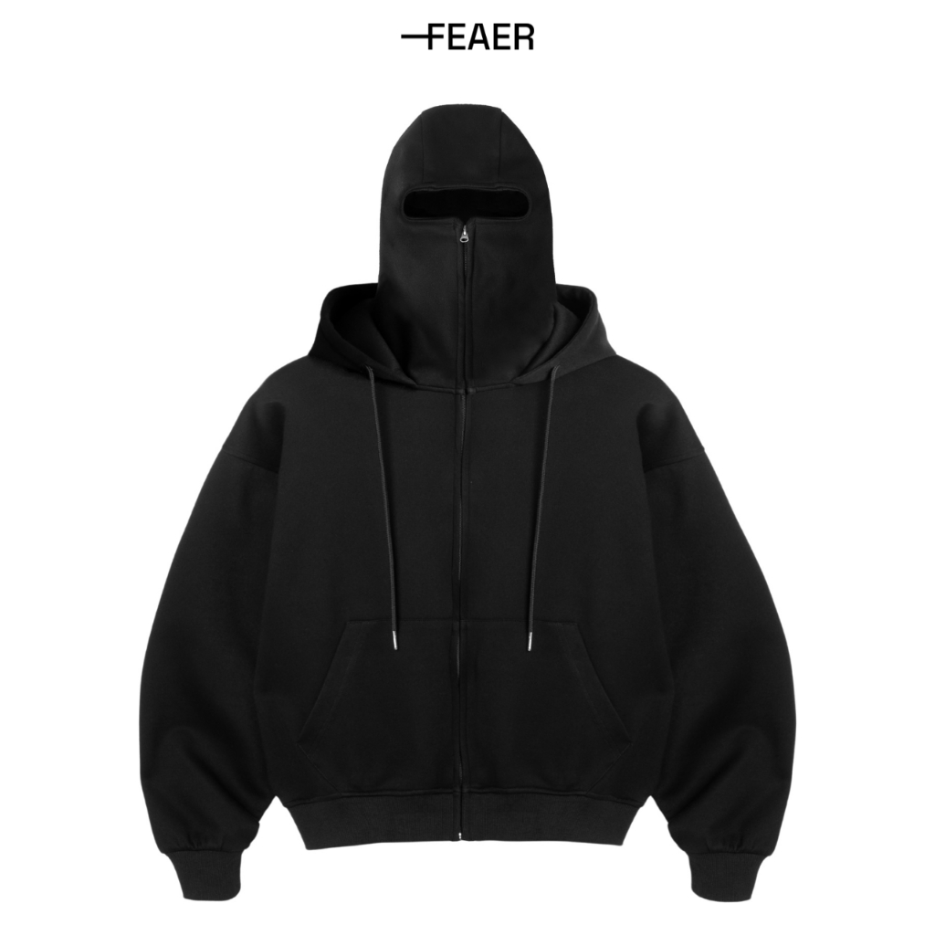 Áo khoác hoodie zip Lasting 2 nón dày dặn, che nắng fullface chuẩn form, có túi trong, chống nắng tốt - FEAER