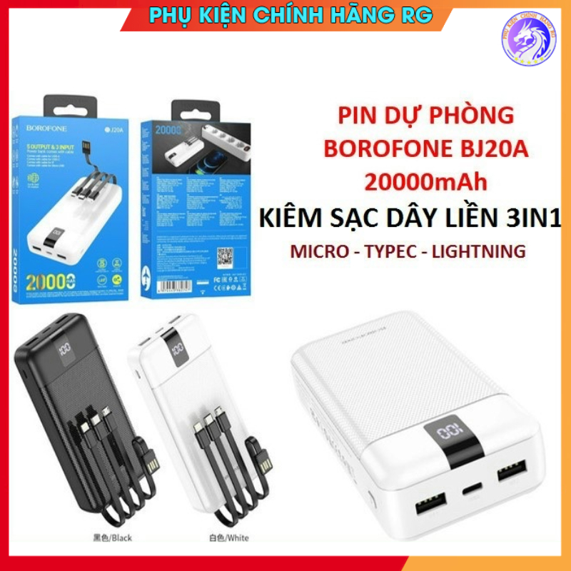 Pin Sạc Dự Phòng Hoco J48 /Hoco J52 10000mah, Sạc Dự Phòng