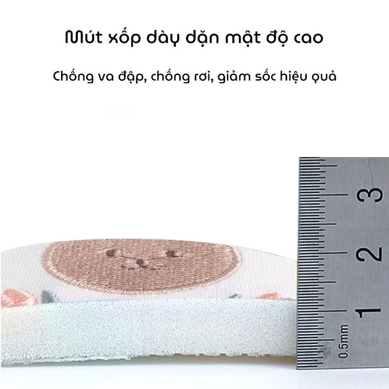 Ảnh Tất Tập Bò, Vớ Tập Bò KidAndMom giúp bảo vệ đầu gối bé không bị đau khi bò chống trơn trượt 4