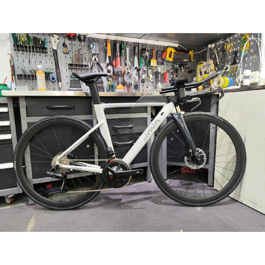 Xe đạp TT Bike, xe đạp Road khung nhôm, tay lái nghỉ carcon, xe