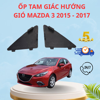 Nắp (Ốp) tam giác lưới gió cản trước Mazda3 2015 -2017 chuẩn theo xe