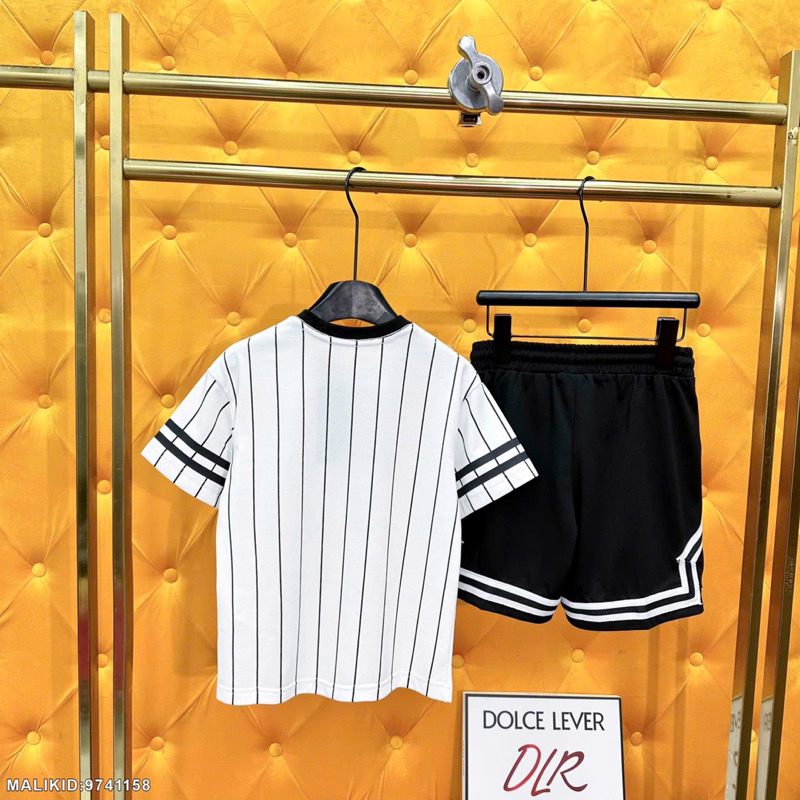 Bộ Cộc Nam 28 Chất Cotton Cực Mát - Bộ Hè Bé Trai Thể Thao In Số Siêu Đẹp