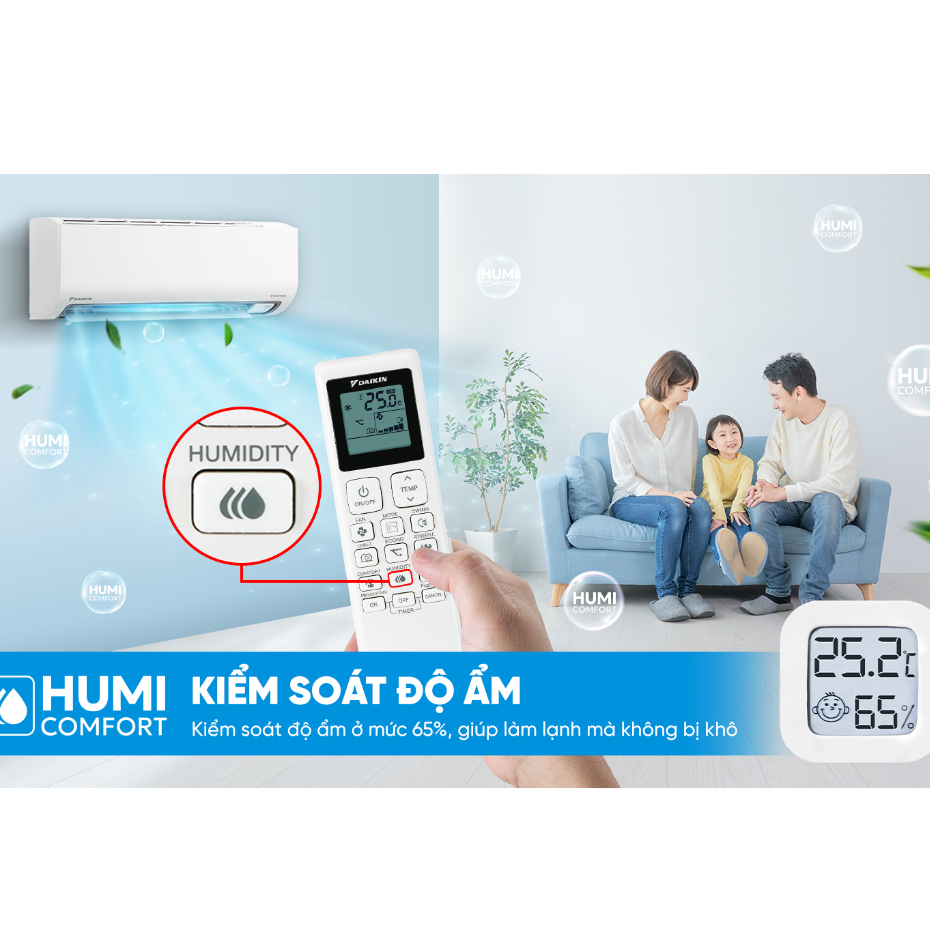 Ảnh MỚI 2025 - Máy Lạnh Daikin Inverter 1 chiều FTKB35ZVMV 1.5HP 12.000BTU 3