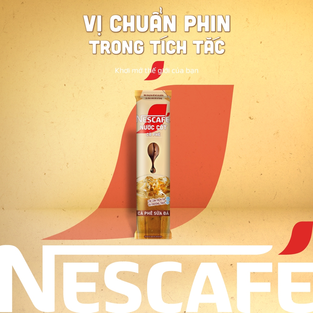 Nước cốt cà phê NESCAFÉ - CÀ PHÊ SỮA ĐÁ (Hộp 5 gói x 75ml)