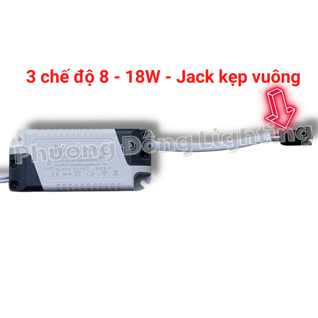 Tăng phô đèn LED 3 chế độ 4w 7w 9w 12w 18w