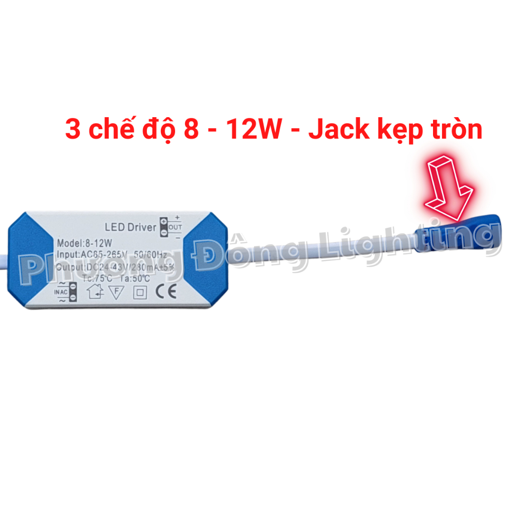 Tăng phô đèn LED 3 chế độ 4w 7w 9w 12w 18w