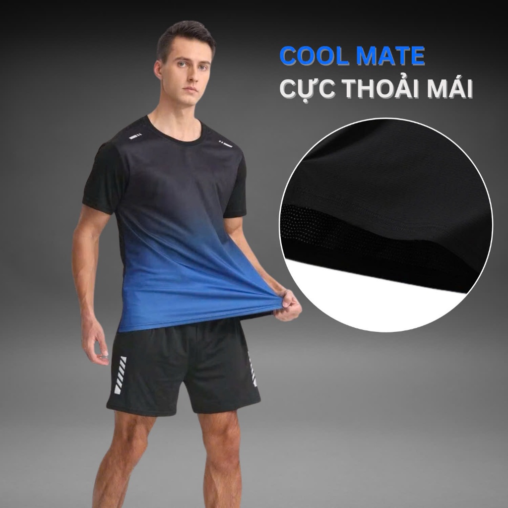 Ảnh Áo thun nam Gấu 194 vải thun lạnh co dãn, phong cách thể thao - gym - bóng đá, from slim fit - ATL 3