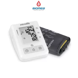 Máy đo huyết áp tự động Microlife B2 Basic CN cảnh báo rối loạn nhịp tim PAD